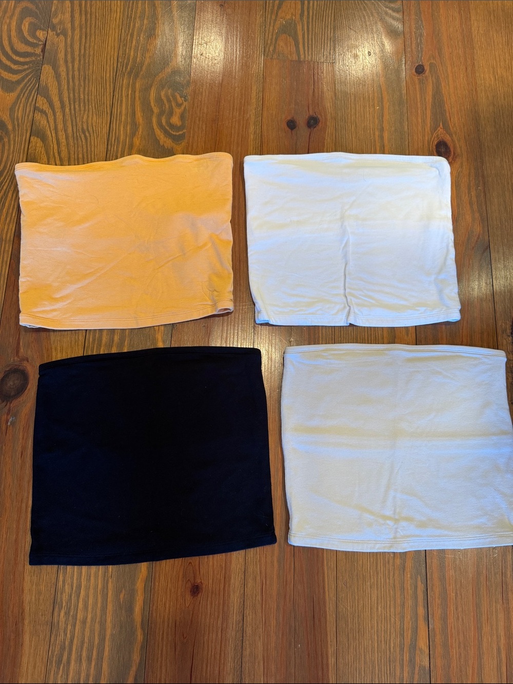 Old Navy Tube Top - Peach, White, Black & tan L. Sold individually